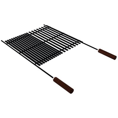 Grelha Tramontina 74x44cm Churrasco Black Grelhados Aço Carbono Nitrocarbonetado Durprotec