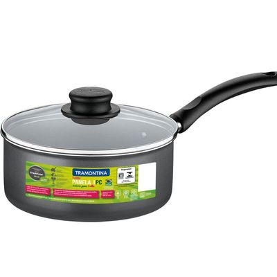 Panela Tramontina Turim Antiaderente Alumínio Starflon Max 16cm 1,4l Chumbo Avulsa