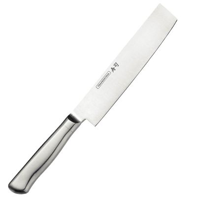 Faca Nakiri Tramontina Sushi Diamond 7' Comida Japonesa Sashimi Lâmina e Cabo em Aço Inox