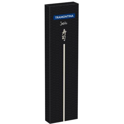 Faca Nakiri Tramontina Sushi Diamond 7' Comida Japonesa Sashimi Lâmina e Cabo em Aço Inox