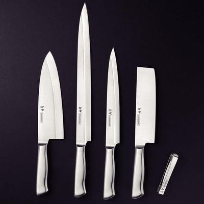 Faca Nakiri Tramontina Sushi Diamond 7' Comida Japonesa Sashimi Lâmina e Cabo em Aço Inox