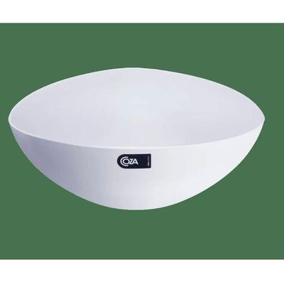 Saladeira Triangular Tigela Plástica 5L Branca Essential Coza Pote Sobremesa Pipoca