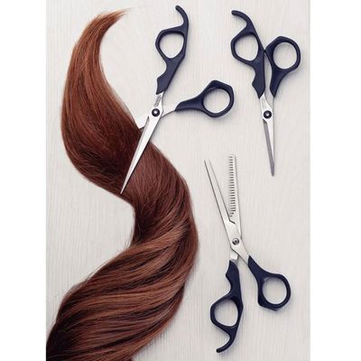 Tesoura para Cabelo Tramontina Supercort 6' em Aço Inox com Fio Laser Microsserrilhado Onix