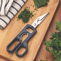 Tesoura Trinchante Inox 9' Cortar Frango Carne Tramontina Supercort Cozinha Multiuso Onix