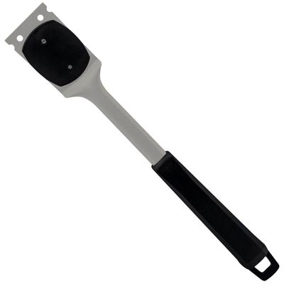 Escova de Limpar Grelha Aço Inox com Raspador Churrasqueira Tramontina Black