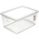 Kit 12 Caixas Organizadoras Plástica 60L Empilháveis com Tampa My Closet Ordene Multiuso Transparente