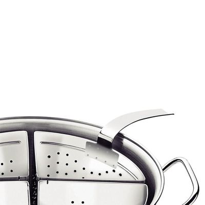 Cozi-Pasta Tramontina Professional em Aço Inox 13,5L Espagueteira 30cm com 4 Divisões
