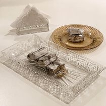 Porta Guardanapos Cristal Dublin 12,5cm Lyor Suporte para Papel de Mesa