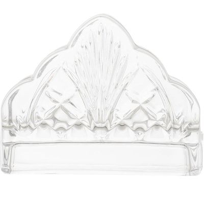 Porta Guardanapos Cristal Dublin 12,5cm Lyor Suporte para Papel de Mesa