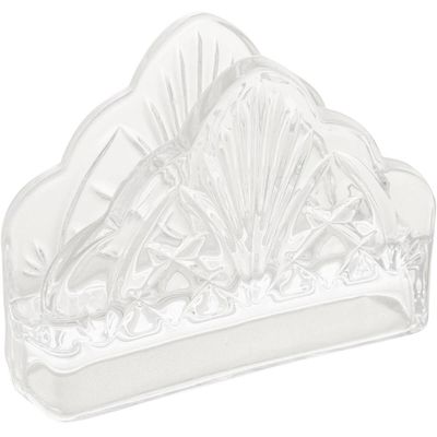 Porta Guardanapos Cristal Dublin 12,5cm Lyor Suporte para Papel de Mesa