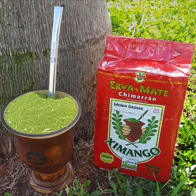 7 Erva-Mate Ximango Tradicional Moída Grossa Composta Menta Nativa Pura Folha Sete Variações