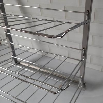 Sapateira Vertical Lateral Grande Deslizante Closet Aramada para Sapatos com Corrediças