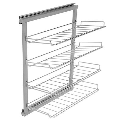 Sapateira Vertical Lateral Grande Deslizante Closet Aramada para Sapatos com Corrediças