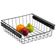 Gaveta Fruteira Deslizante Aramada com Corrediça Preta 47cm x 37,5cm Cesto Multiuso de Embutir