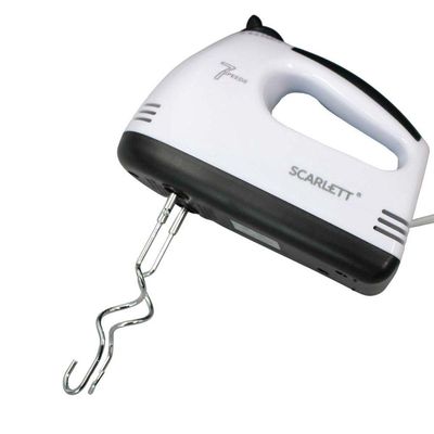 Mini Batedeira Portátil 7 Velocidades 260w Batedores Massas Clara 220v