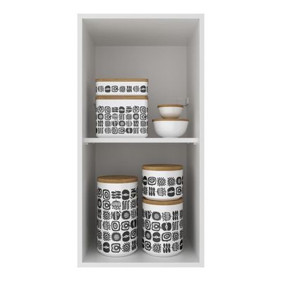 Armário De Cozinha Aéreo Em Mdf Com 1 Porta 40cm Multimóveis Cr20432 Branco