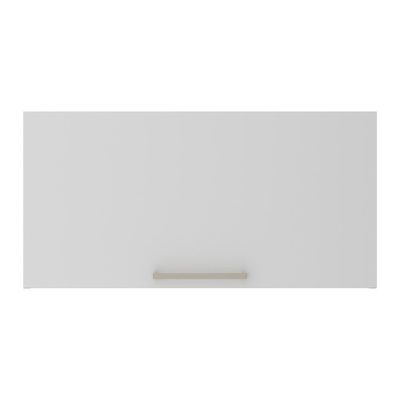 Armário De Cozinha Aéreo Com 1 Porta Basculante 80cm Multimóveis Cr20417 Freijó Branco