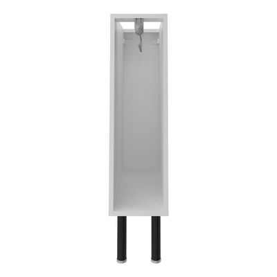 Balcão De Cozinha Em Mdf Com Porta Toalhas 20cm Multimóveis Cr20430 Branco