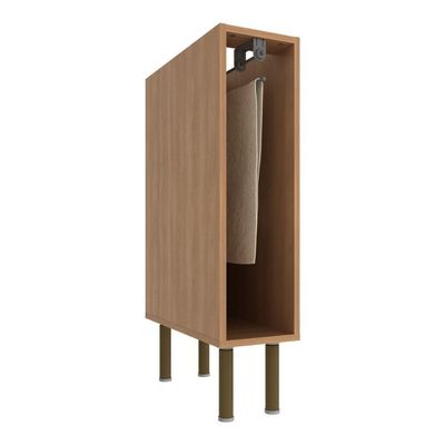 Balcão De Cozinha Com Nicho Porta Toalhas 20cm Multimóveis Cr20423 Freijó