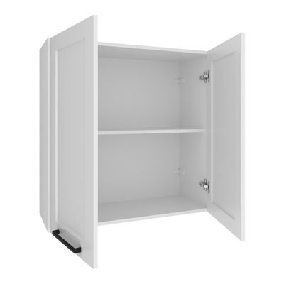 Armário De Cozinha Aéreo Em Mdf Com 2 Portas 80cm Multimóveis Cr20431 Branco