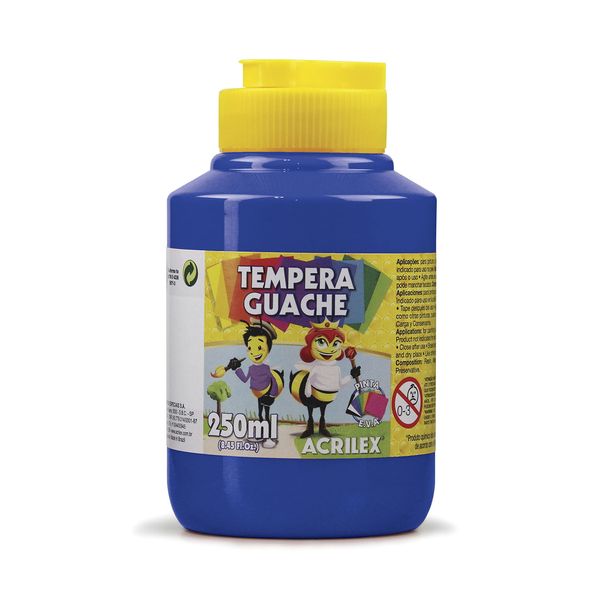 Tinta Guache Acrilex Azul Turquesa 250ml