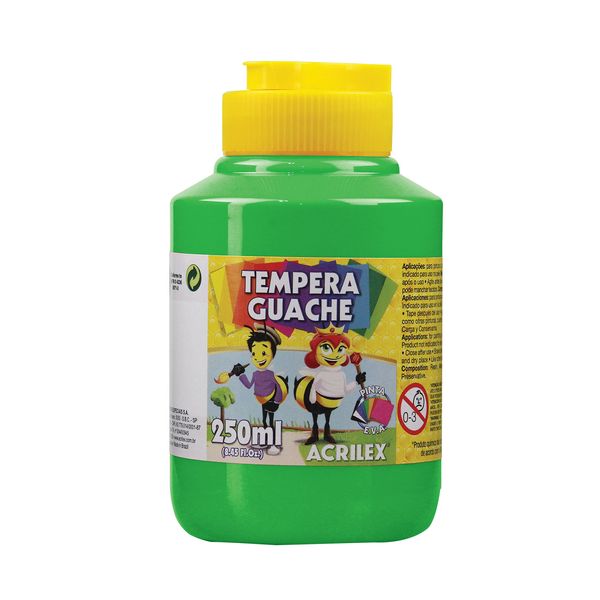 Tinta Guache Acrilex Verde Cítrico 250ml