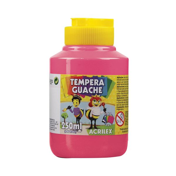 Tinta Guache Acrilex Rosa 250ml
