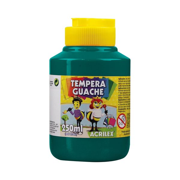 Tinta Guache Acrilex Verde Bandeira 250ml