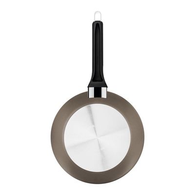 Frigideira Tramontina Milazzo Em Alumínio Com Revestimento Interno E Externo Em Antiaderente Starflon Max Amêndoa 24 Cm