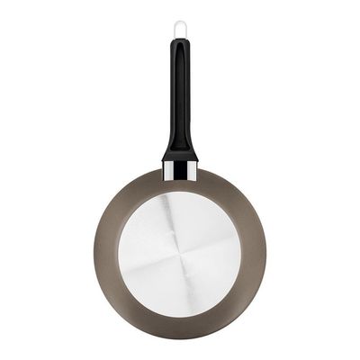 Frigideira Tramontina Milazzo Em Alumínio Com Revestimento Interno E Externo Em Antiaderente Starflon Max Amêndoa 24 Cm