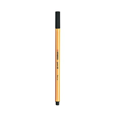 Caneta Hidrográfica Stabilo Point 0.4mm Fine Preta