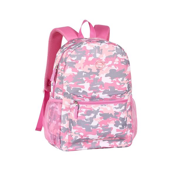 Mochila Escolar Clio Style Camuflada Colors 17