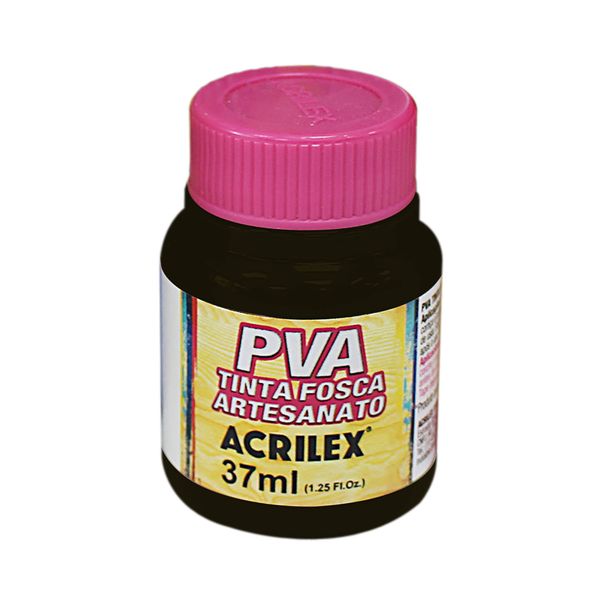 Tinta Pva Fosca para Artesanato 37ml Preto