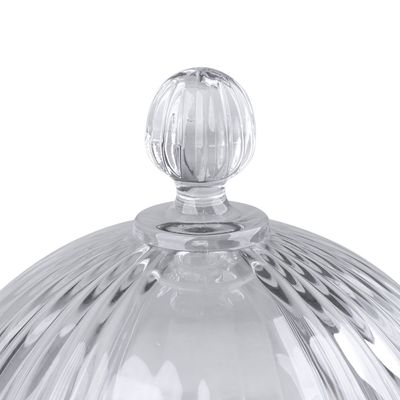 Queijeira De Vidro Crown 20cm CV244732 Cazza