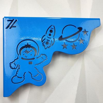 Mãos Francesas 20cm Reforçada Ornamentada Astronauta Azul Menino Aço