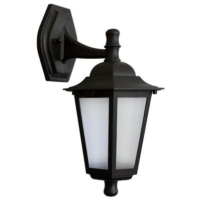 Arandela Colonial Externa Preta Luminária Jardim Parede 1 Lâmpada 20W Bivolt Hall de Entrada Dital
