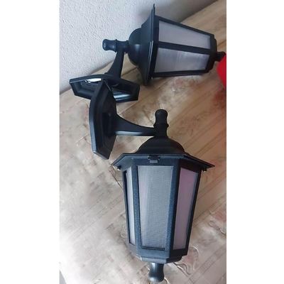 Arandela Colonial Externa Preta Luminária Jardim Parede 1 Lâmpada 20W Bivolt Hall de Entrada Dital