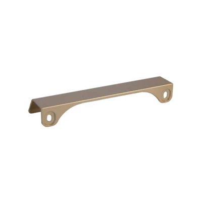 Puxador Alça de Sobrepor Dourado 128mm para Móveis Armários Cômodas Torralba PV22