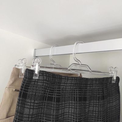 25 Cabides de Presilha Saia 31,5cm Organizadores Guarda Roupas Lojas Cinquetti