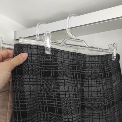 25 Cabides de Presilha Saia 31,5cm Organizadores Guarda Roupas Lojas Cinquetti