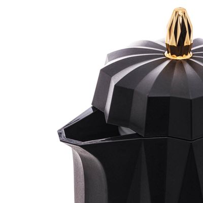 Garrafa Térmica Lyor Vintage 1L Preta Bule Café Chá Água Plástico Diamond Bebidas