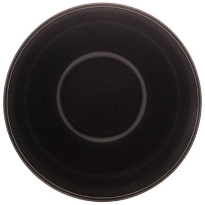 Kit 10 Bowls Cerâmica 680ml Preto Lyor Restaurante Cumbuca Tigela Yaksoba Shimeji