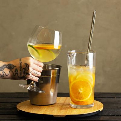 Conjunto 12 Colheres Bailarinas para Mexer Sucos Coquetéis Inox Bares Restaurantes Pubs