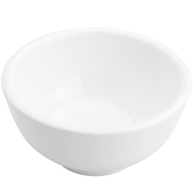 Kit 48 Tigelas Bowls Pequenos Bares Restaurantes Cumbuca Porcelana Branca 280ml Clean Lyor