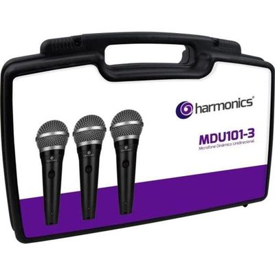 Kit De Microfone Harmonics Mdu101 Com 3 Microfones...