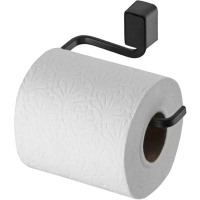 Suporte Porta Papel Higiênico Papeleira Essencial Schmitt Preto Fosco de Parede