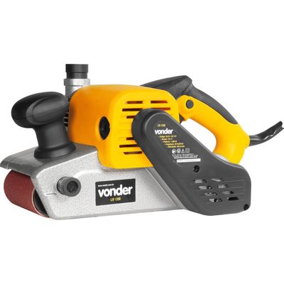 Lixadeira de Cinta Profissional 1000w Vonder 220v com Lixa e Coletor de Pó Liv1200