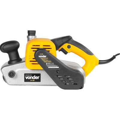 Lixadeira de Cinta Profissional 1000w Vonder 220v com Lixa e Coletor de Pó Liv1200