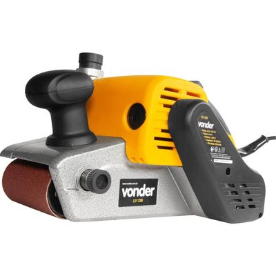 Lixadeira de Cinta Profissional 1000w Vonder 220v com Lixa e Coletor de Pó Liv1200