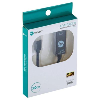 Adaptador Mini Displayport 1.2v X Hdmi Ativo 4k Mdphdmi-a20